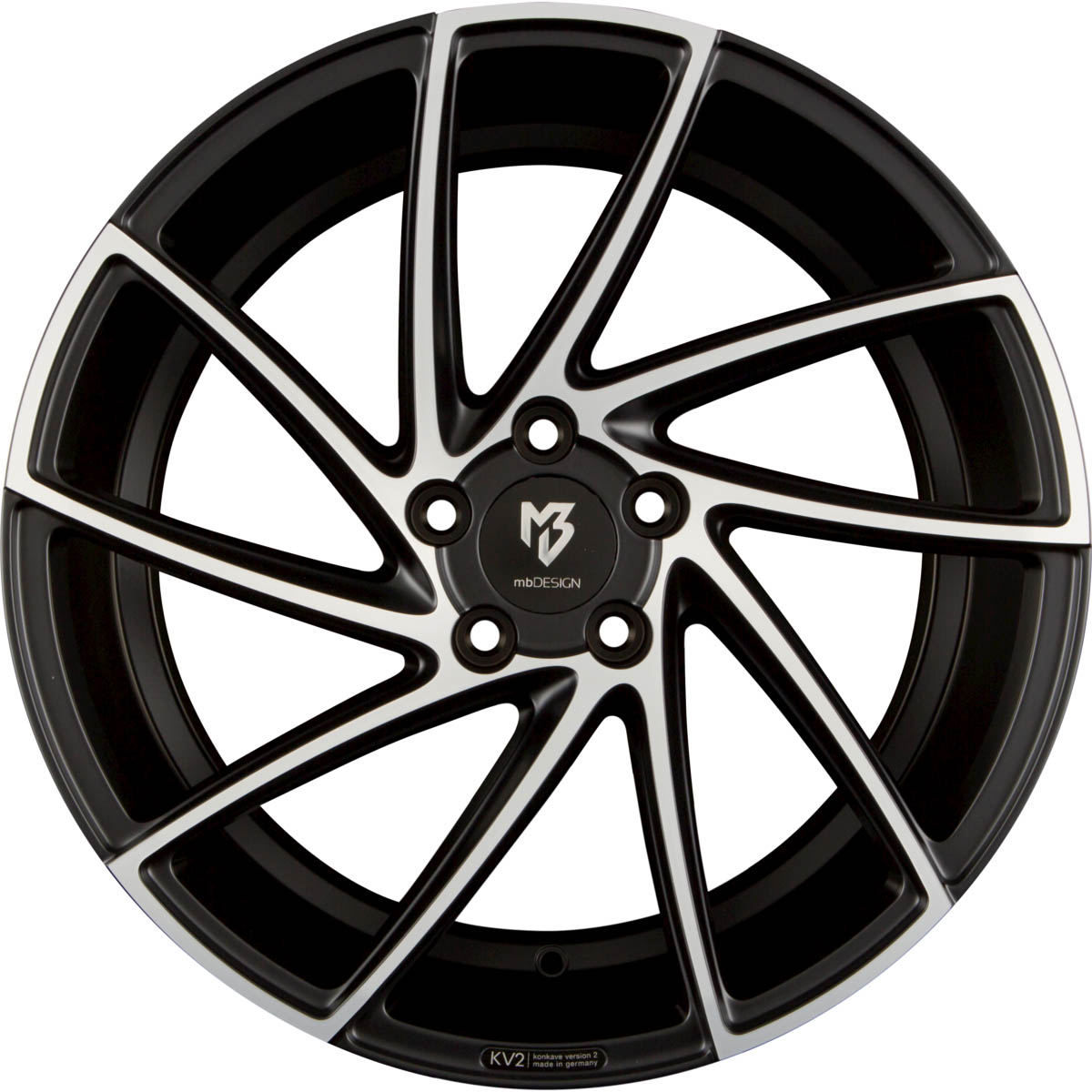 MB-DESIGN KV2 8.50x19 5x112.0 ET 43 - felgi aluminiowe (kolor Czarny)