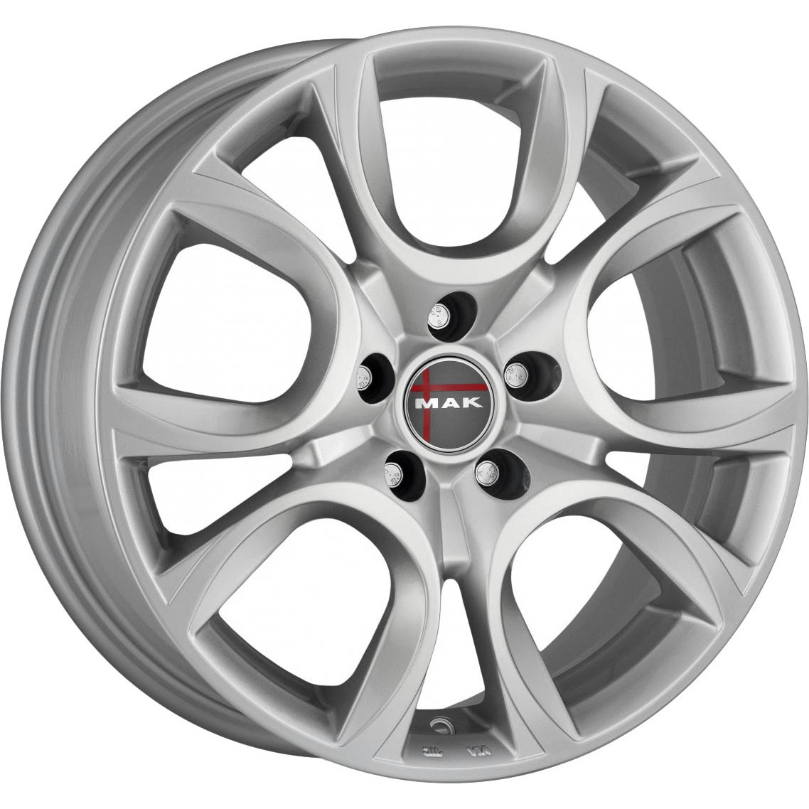 MAK TORINO 7.50x17 5x110.0 ET 41 - felgi aluminiowe (kolor Srebrny)