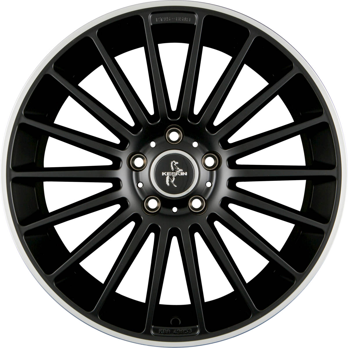 KESKIN KT15 SPEED 8.50x19 5x112.0 ET 30 - felgi aluminiowe (kolor Czarny)
