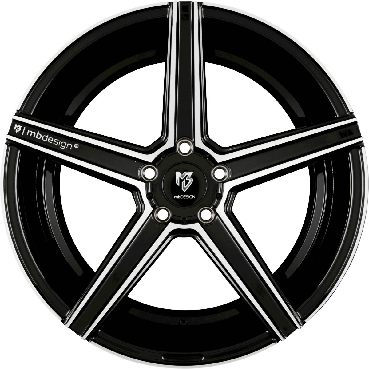MB-DESIGN KV1 8.50x19 5x112.0 ET 45 - felgi aluminiowe (kolor Czarny)