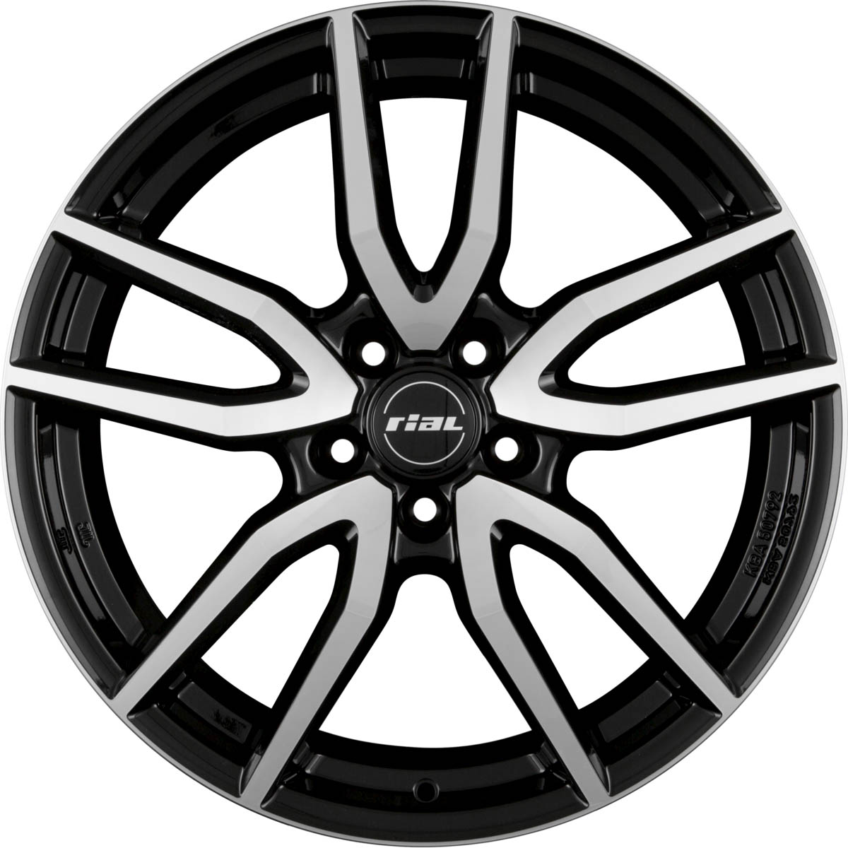 RIAL TORINO 6.50x16 5x112.0 ET 50 - felgi aluminiowe (kolor Czarny)