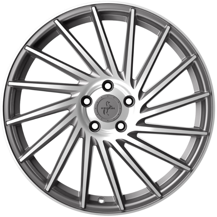 KESKIN KT17 HURRICANE 8.00x18 5x112.0 ET 45 - felgi aluminiowe (kolor Srebrny)