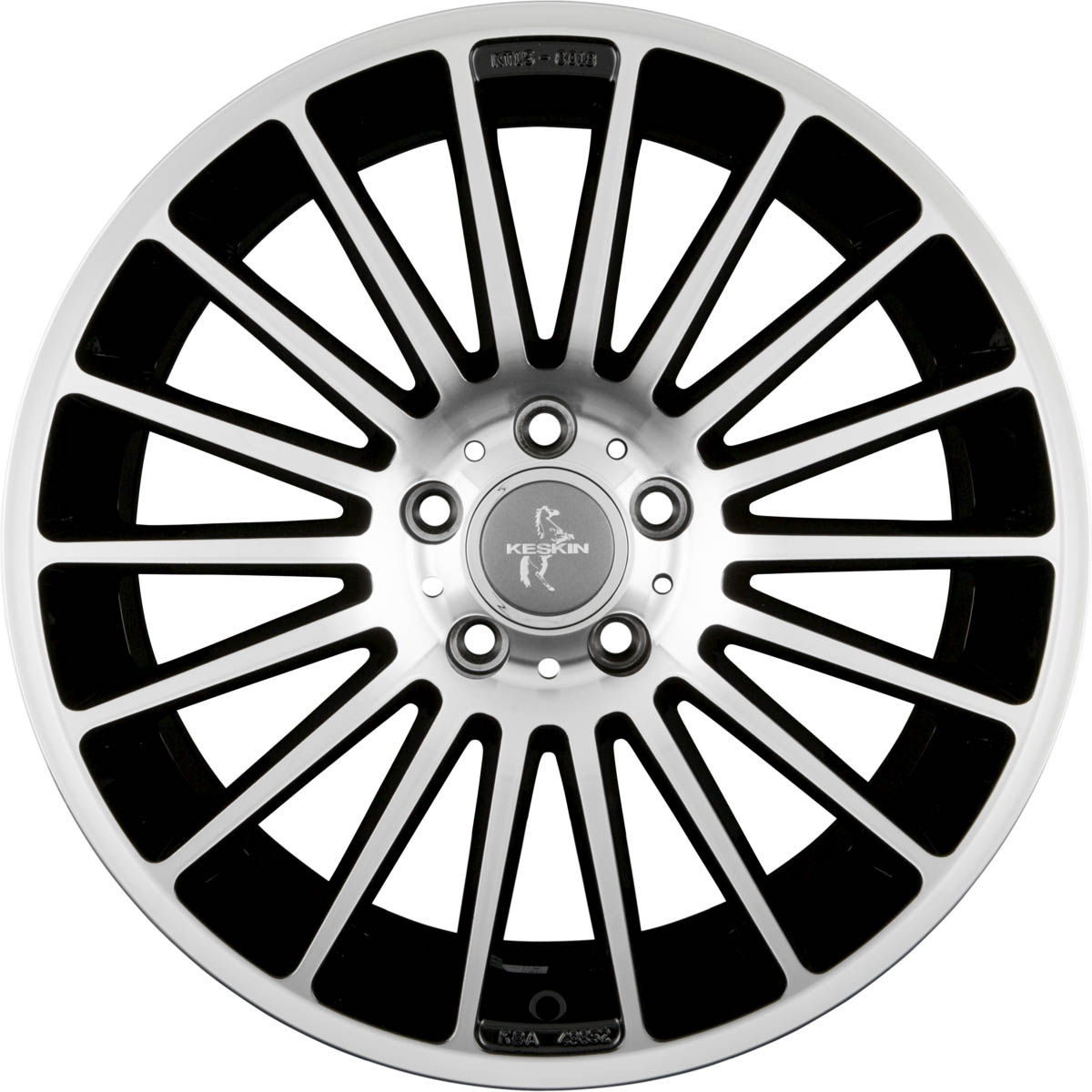 KESKIN KT15 SPEED 8.00x18 5x112.0 ET 30 - felgi aluminiowe (kolor Czarny)