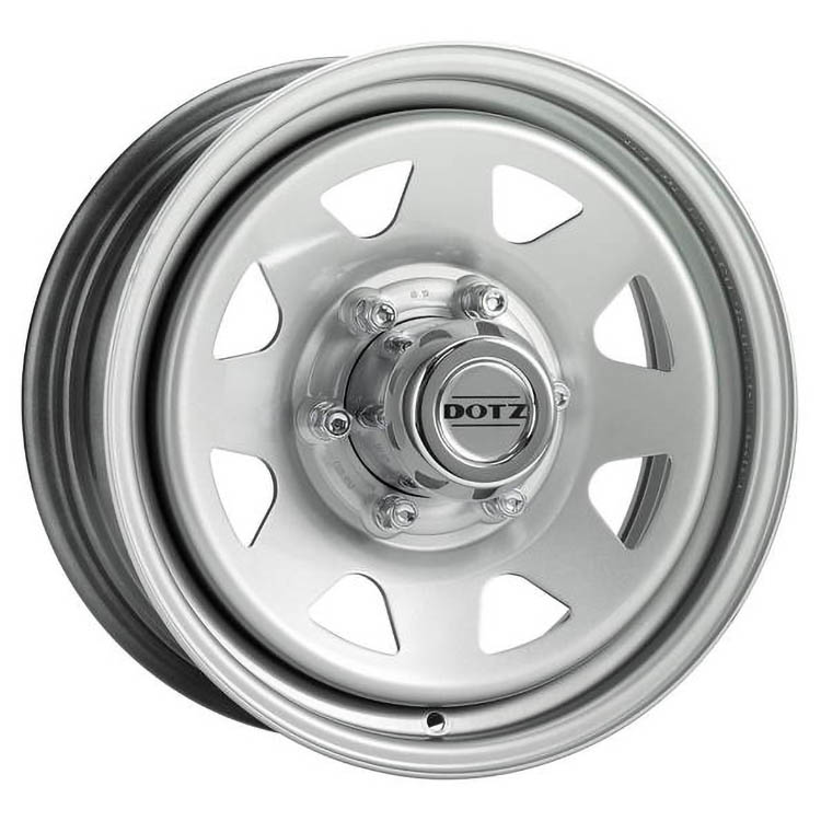 DOTZ 4X4 Pharao 6.00x15 5x139.7 ET 45 - felgi stalowe (kolor Srebrny)