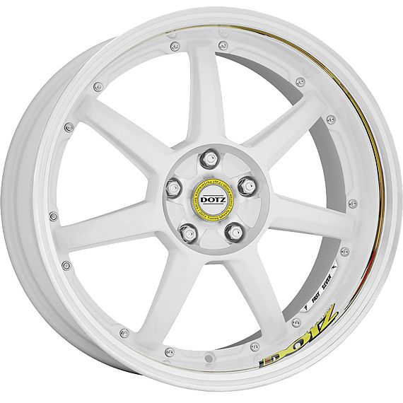 Dotz Fast Seven drift 9.50x19 5x114.3 ET 35 - felgi aluminiowe (kolor Biały)