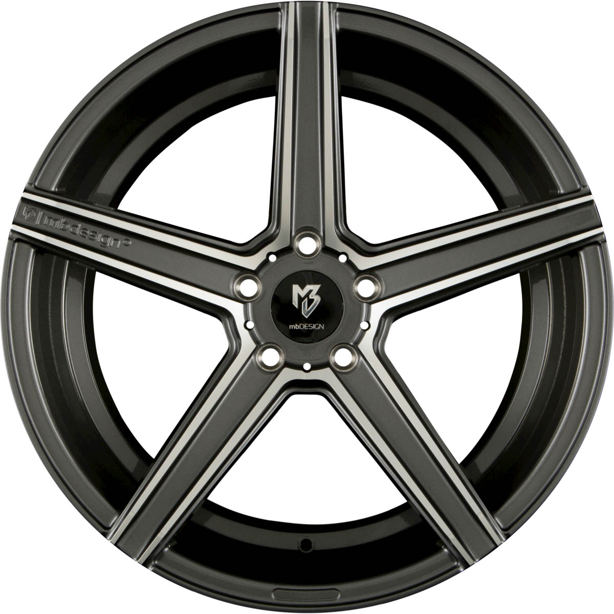 MB-DESIGN KV1 10.00x22 5x120.0 ET 30 - felgi aluminiowe (kolor Grafitowy)