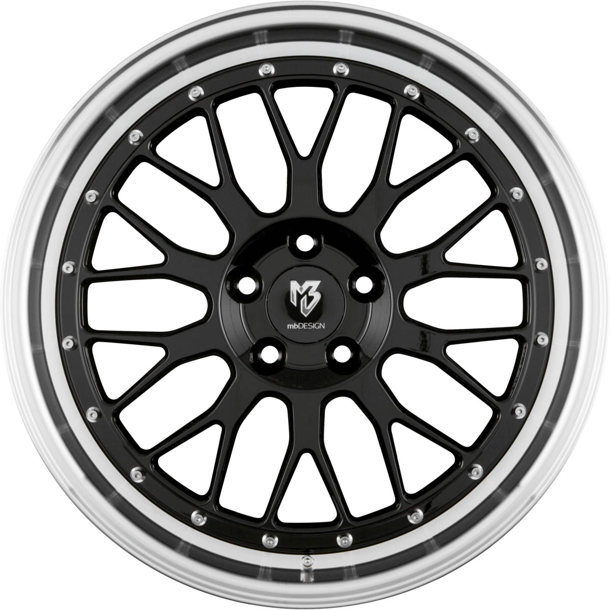 MB-DESIGN LV1 8.50x19 5x112.0 ET 35 - felgi aluminiowe (kolor Czarny)