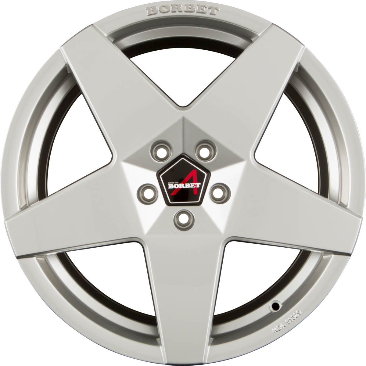 BORBET A 7.50x17 4x108.0 ET 15 - felgi aluminiowe (kolor Srebrny)