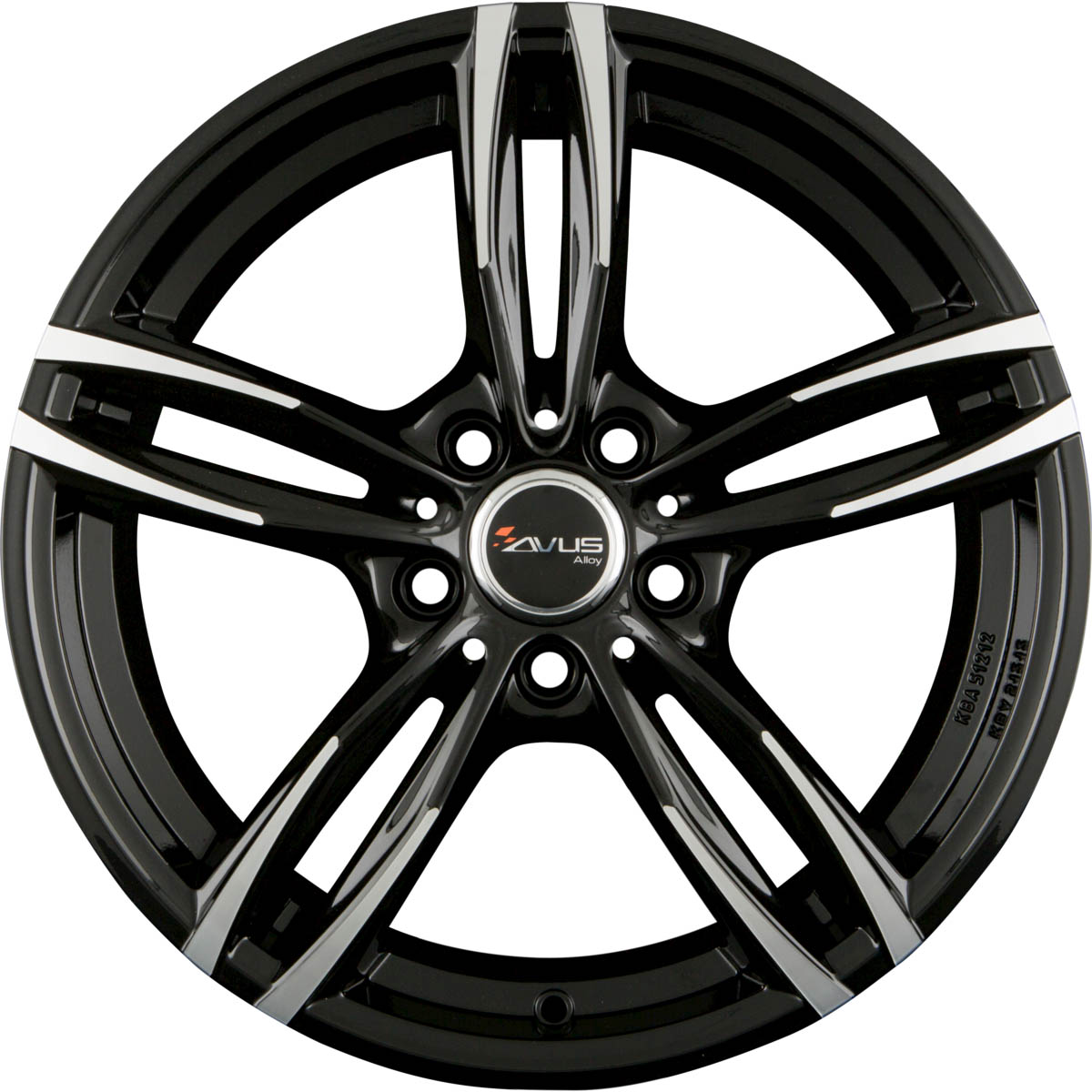 AVUS Racing AF15 8.00x18 5x112.0 ET 30 - felgi aluminiowe (kolor Czarny)
