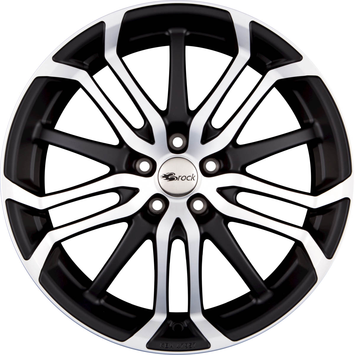 BROCK / RC B26 8.00x18 5x112.0 ET 42 - felgi aluminiowe (kolor Czarny)