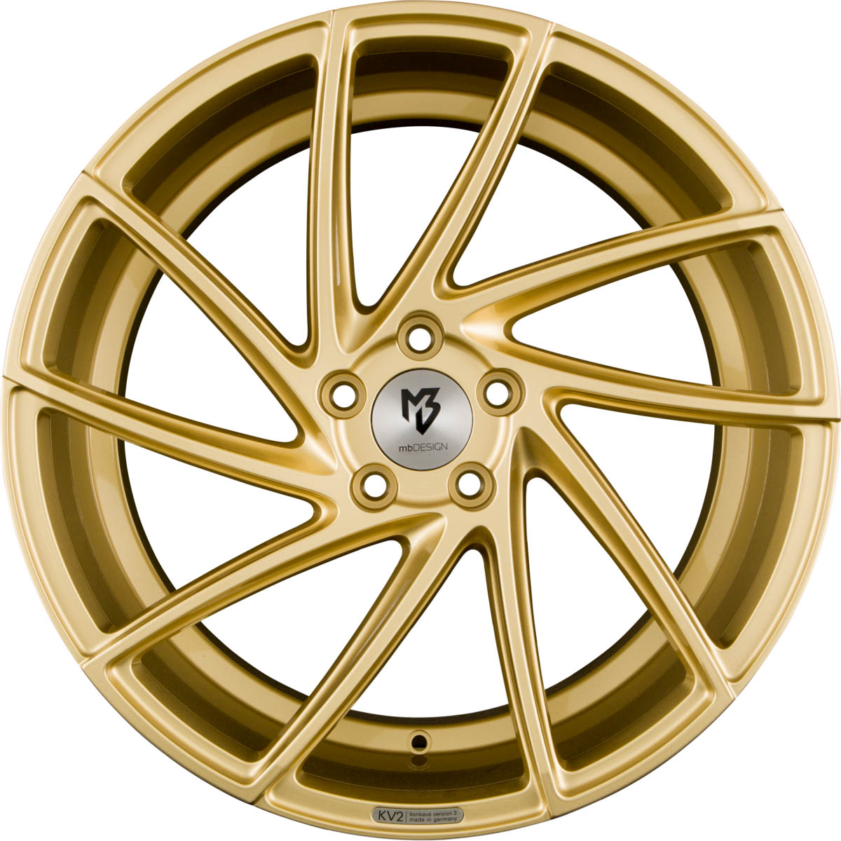 MB-DESIGN KV2 8.50x20 5x112.0 ET 42 - felgi aluminiowe (kolor Złoty)