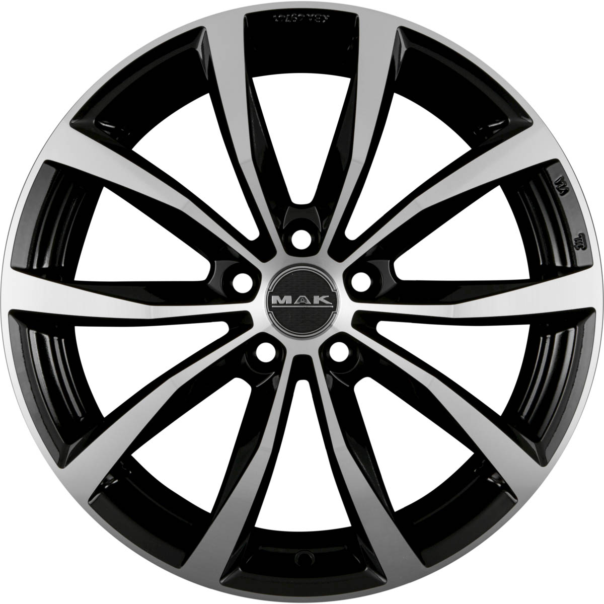 MAK WOLF 7.00x18 5x110.0 ET 40 - felgi aluminiowe (kolor Czarny)