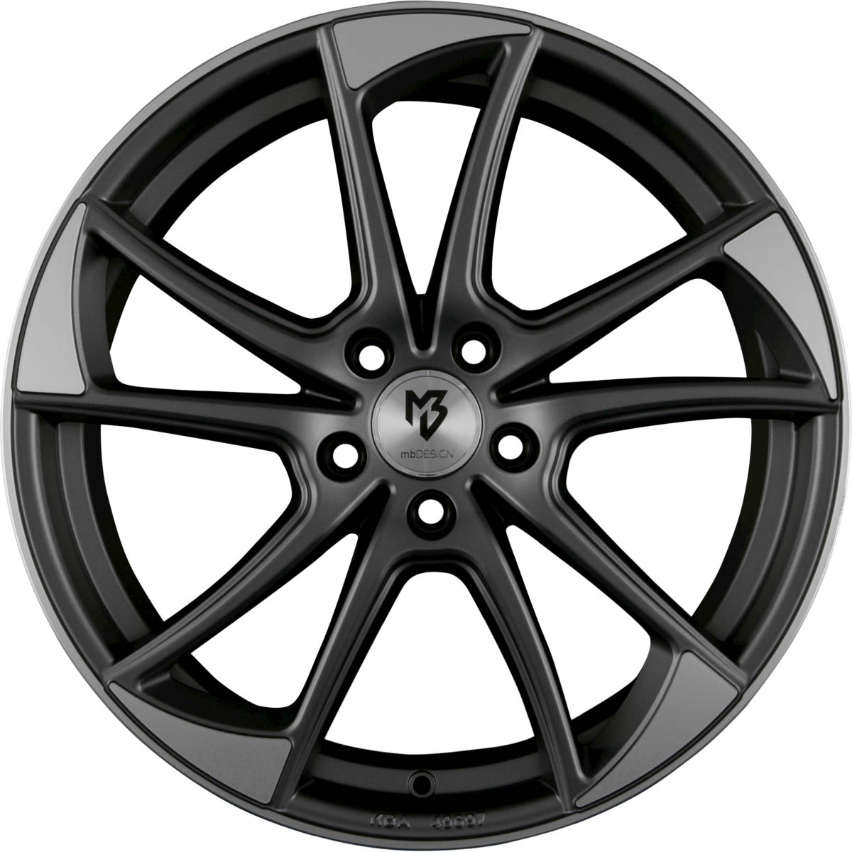 MB-DESIGN MB1 7.50x19 5x112.0 ET 33 - felgi aluminiowe (kolor Grafitowy)