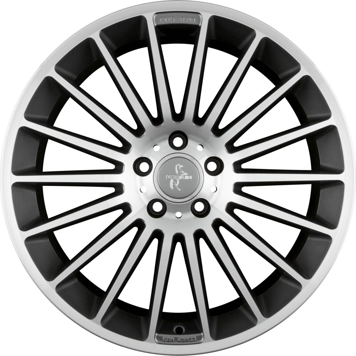 KESKIN KT15 SPEED 7.00x17 5x108.0 ET 48 - felgi aluminiowe (kolor Szary)