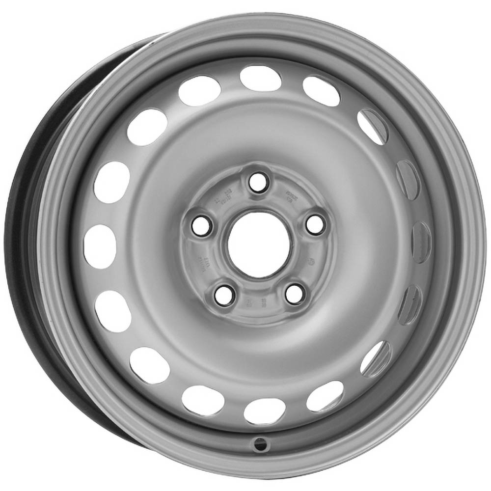 Alcar Stahlrad Golf V/Golf VI (10.08-)/Caddy (PQ 35) Neu (625 kg)/Caddy Kombi/Caddy Maxi (02.08-)/Caddy IV (2015-) 6.00x15 5x112.0 ET 47 - felgi stalowe (kolor Srebrny)