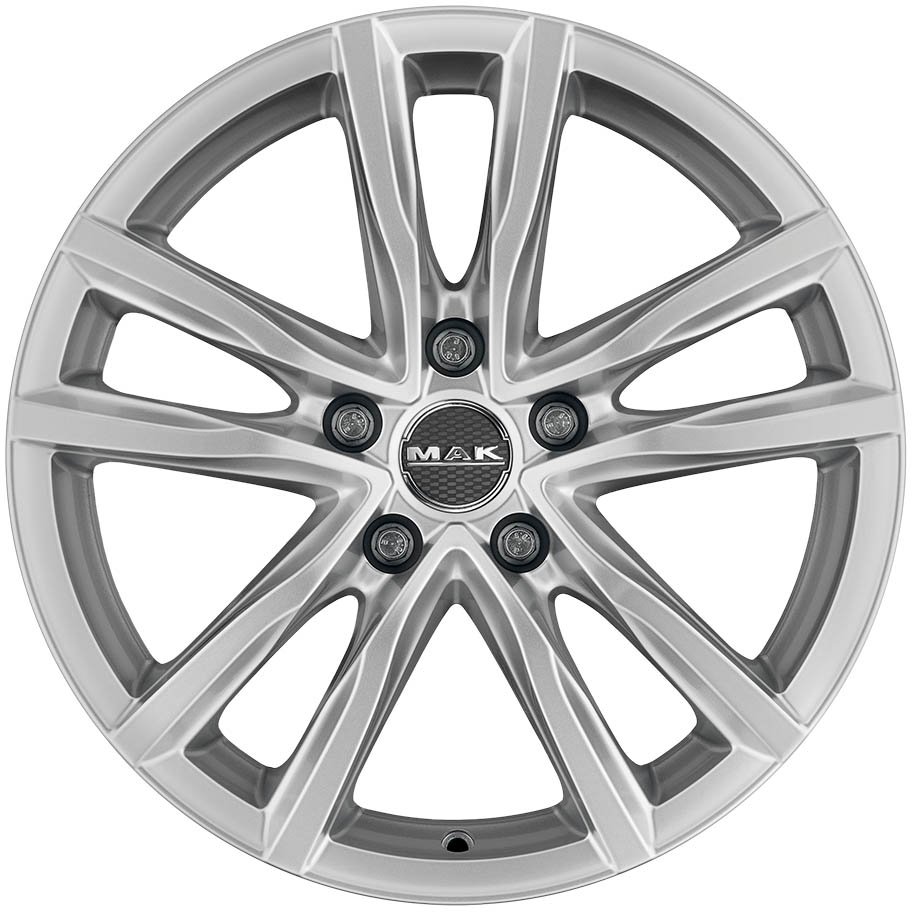 MAK MILANO 5 7.00x17 5x100.0 ET 55 - felgi aluminiowe (kolor Srebrny)