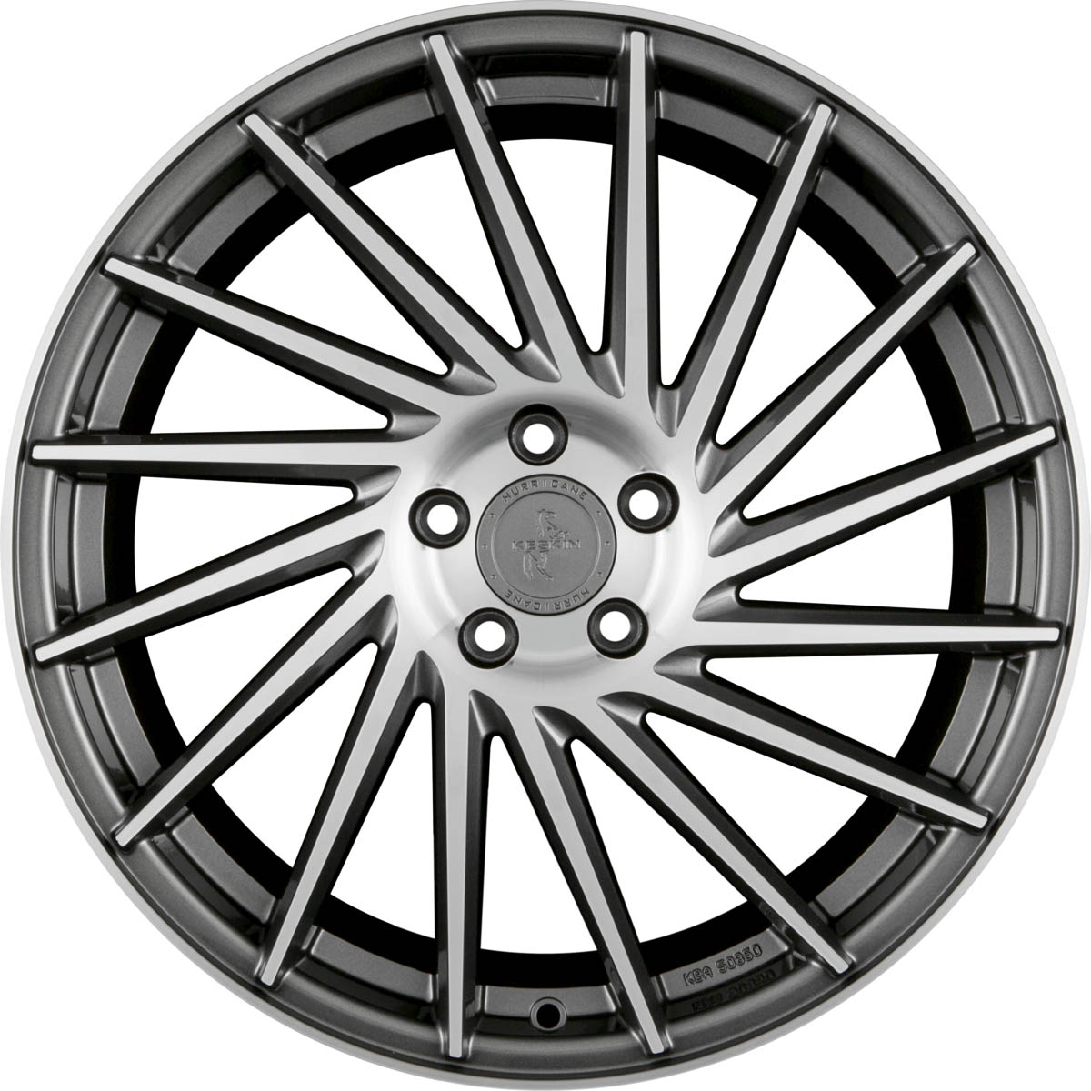 KESKIN KT17 HURRICANE 8.50x19 5x112.0 ET 45 - felgi aluminiowe (kolor Szary)