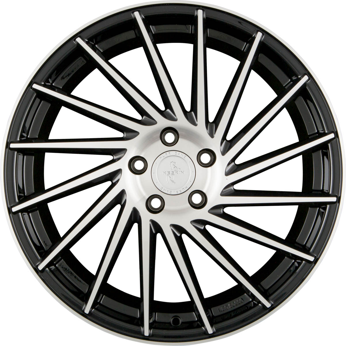 KESKIN KT17 HURRICANE 8.50x19 5x112.0 ET 45 - felgi aluminiowe (kolor Czarny)