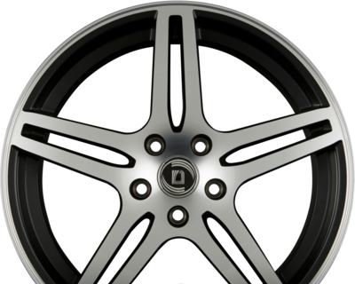 DIEWE WHEELS CHINQUE 7.00x17 5x100.0 ET 38 - felgi aluminiowe (kolor Czarny)