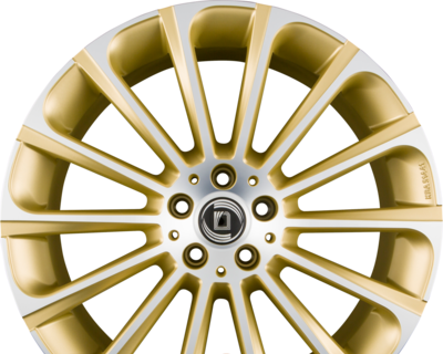 DIEWE WHEELS TURBINA 8.50x19 5x112.0 ET 35 - felgi aluminiowe (kolor Złoty)