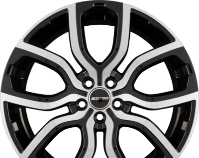 GMP Italia EVOS 8.00x20 5x108.0 ET 45 - felgi aluminiowe (kolor Czarny)