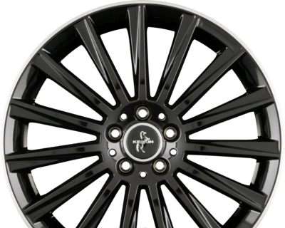 KESKIN KT18 TURBO 8.50x20 5x120.0 ET 30 - felgi aluminiowe (kolor Czarny)