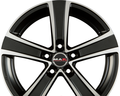 MAK F5 7.50x17 5x114.3 ET 47 - felgi aluminiowe (kolor Czarny)