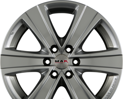 MAK FUOCO 6 7.50x17 6x114.3 ET 30 - felgi aluminiowe (kolor Srebrny)