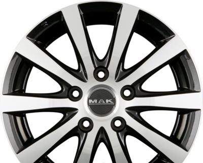 MAK IGUAN 6.00x15 4x100.0 ET 39 - felgi aluminiowe (kolor Czarny)