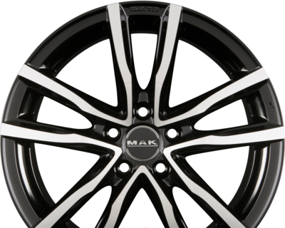 MAK MILANO 5 8.00x18 5x114.3 ET 50 - felgi aluminiowe (kolor Czarny)