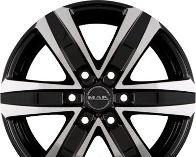 MAK STONE 6 7.50x17 6x130.0 ET 60 - felgi aluminiowe (kolor Czarny)