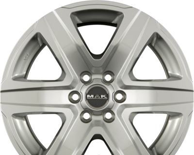 MAK STONE 6 6.50x16 6x139.7 ET 38 - felgi aluminiowe (kolor Srebrny)