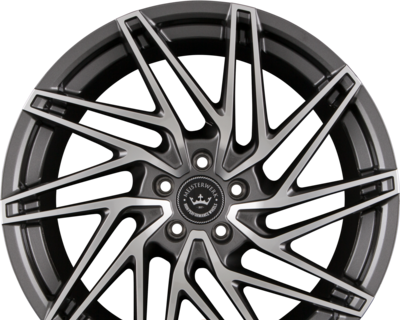 MEISTERWERK WHEELS MW01 8.00x18 5x108.0 ET 45 - felgi aluminiowe (kolor Grafitowy)