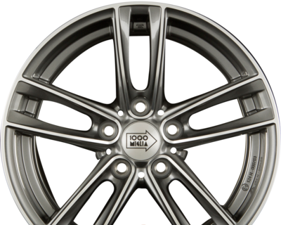 MILLE MIGLIA MM034 8.00x18 5x120.0 ET 34 - felgi aluminiowe (kolor Antracytowy)