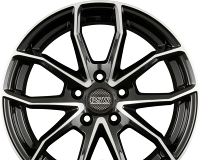 PSW Powerful Wheels MIAMI 8.00x18 5x114.3 ET 45 - felgi aluminiowe (kolor Czarny)