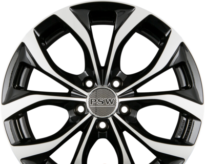 PSW Powerful Wheels VILLENEUVE 7.00x16 5x108.0 ET 40 - felgi aluminiowe (kolor Czarny)