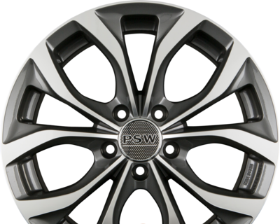 PSW Powerful Wheels VILLENEUVE 7.00x16 5x112.0 ET 42 - felgi aluminiowe (kolor Grafitowy)