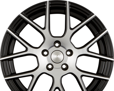 SKAD STILETTO 8.00x18 5x100.0 ET 35 - felgi aluminiowe (kolor Czarny)