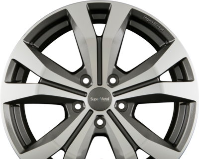 SuperMetal BULLET 8.00x18 5x112.0 ET 45 - felgi aluminiowe (kolor Szary)