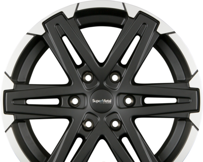 SuperMetal COMPASS 8.50x18 6x114.3 ET 42 - felgi aluminiowe (kolor Czarny)