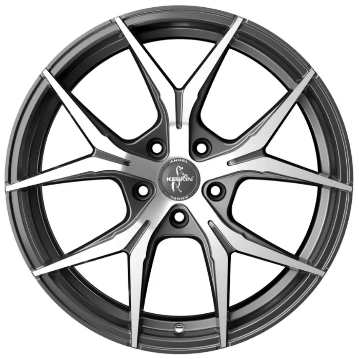 KESKIN KT19 ANGEL 8.50x19 5x112.0 ET 45 - felgi aluminiowe (kolor Srebrny) - zdjęcie główne