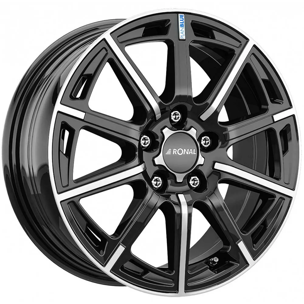 RONAL R60-BLUE 6.50x16 5x114.3 ET 40 - felgi aluminiowe (kolor Czarny) - zdjęcie dodatkowe nr 2