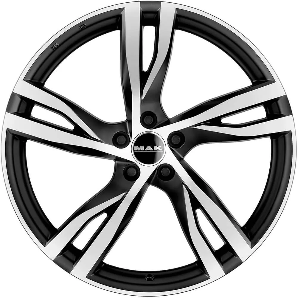 MAK STOCKHOLM 8.00x18 5x108.0 ET 55 - felgi aluminiowe (kolor Czarny) - zdjęcie dodatkowe nr 1