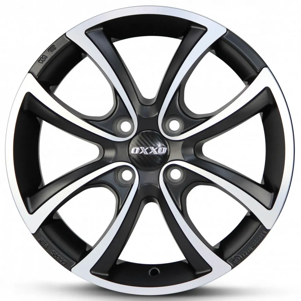 OXXO TELESTO (OX10) 5.00x15 4x100.0 ET 38 - felgi aluminiowe (kolor Czarny) - zdjęcie główne