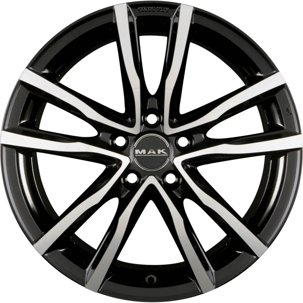 MAK MILANO 5 7.00x17 5x100.0 ET 35 - felgi aluminiowe (kolor Czarny) - zdjęcie główne