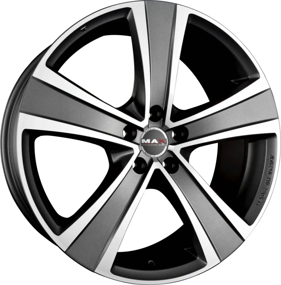 MAK FUOCO 5 9.00x18 5x108.0 ET 43 - felgi aluminiowe (kolor Czarny) - zdjęcie dodatkowe nr 1