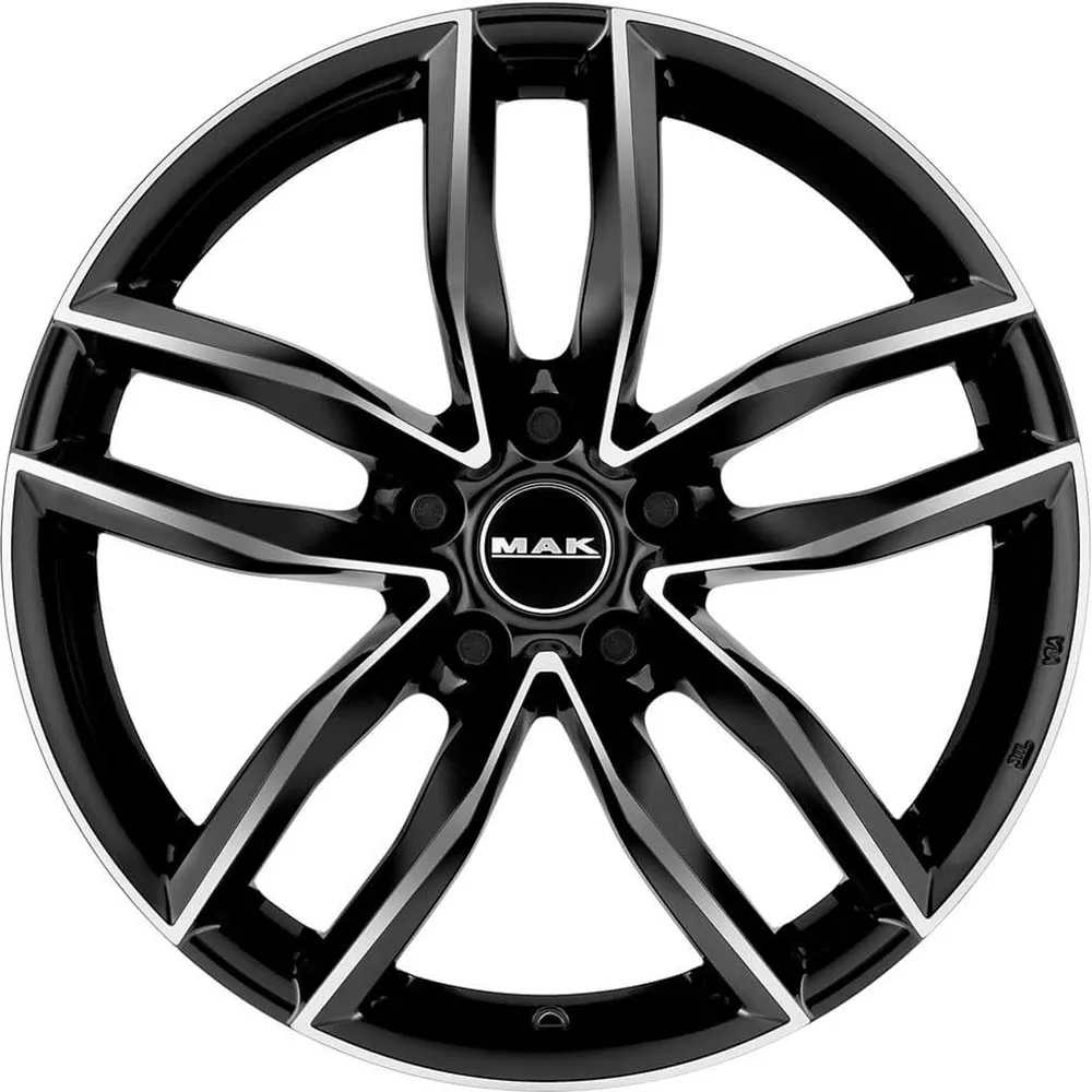 MAK SARTHE 7.50x17 5x112.0 ET 42 - felgi aluminiowe (kolor Czarny) - zdjęcie dodatkowe nr 1