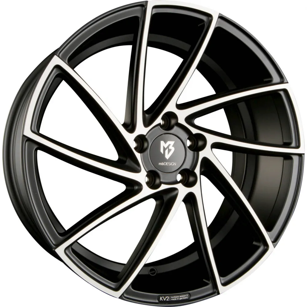 MB-DESIGN KV2 8.50x19 5x112.0 ET 43 - felgi aluminiowe (kolor Czarny) - zdjęcie dodatkowe nr 1