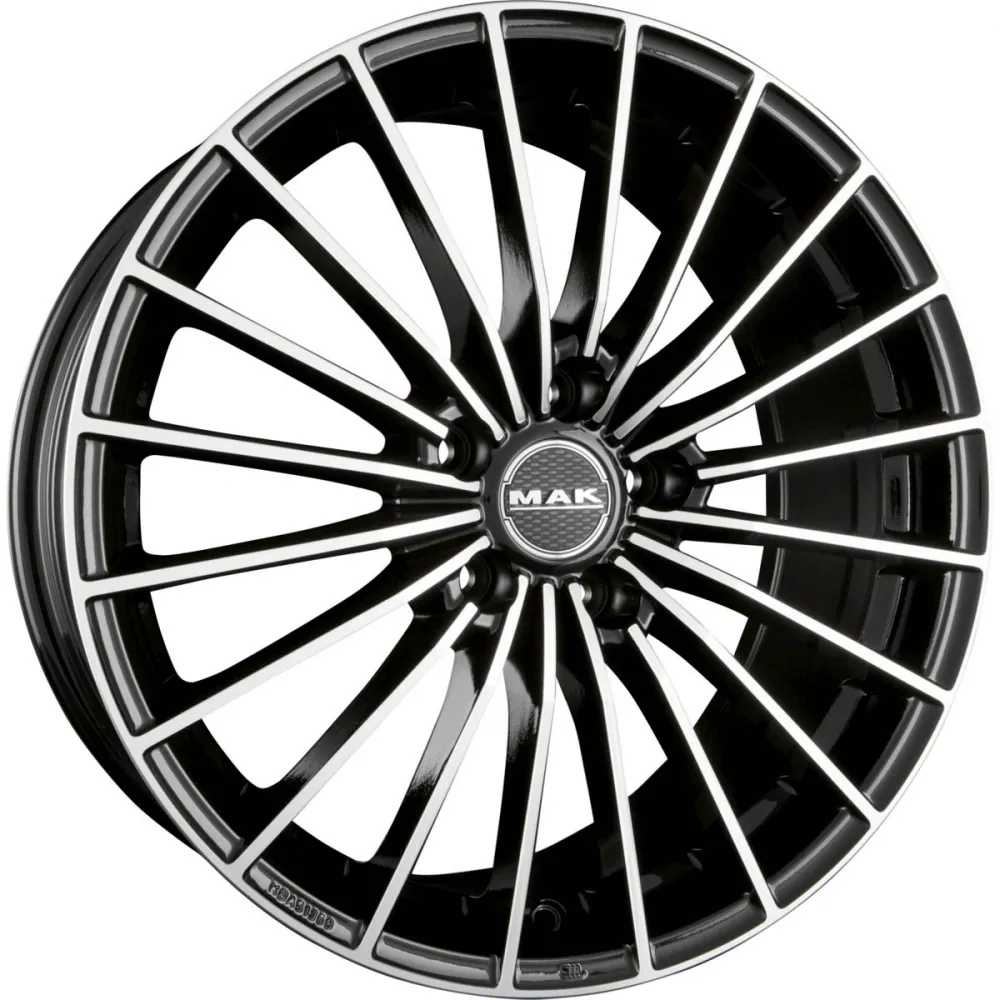 MAK VOLARE+ 8.00x18 5x108.0 ET 50 - felgi aluminiowe (kolor Czarny) - zdjęcie dodatkowe nr 1