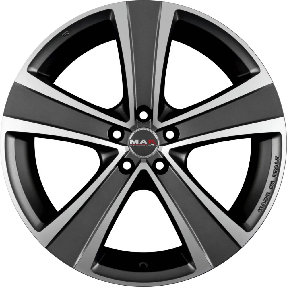 MAK FUOCO 5 9.00x18 5x108.0 ET 43 - felgi aluminiowe (kolor Czarny) - zdjęcie główne
